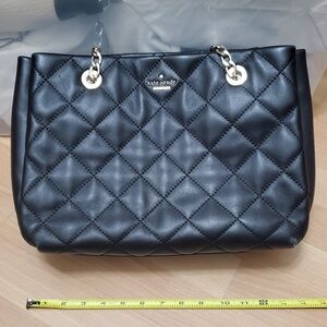 Kate Spade Carey Large Quilted Black Tote Bag